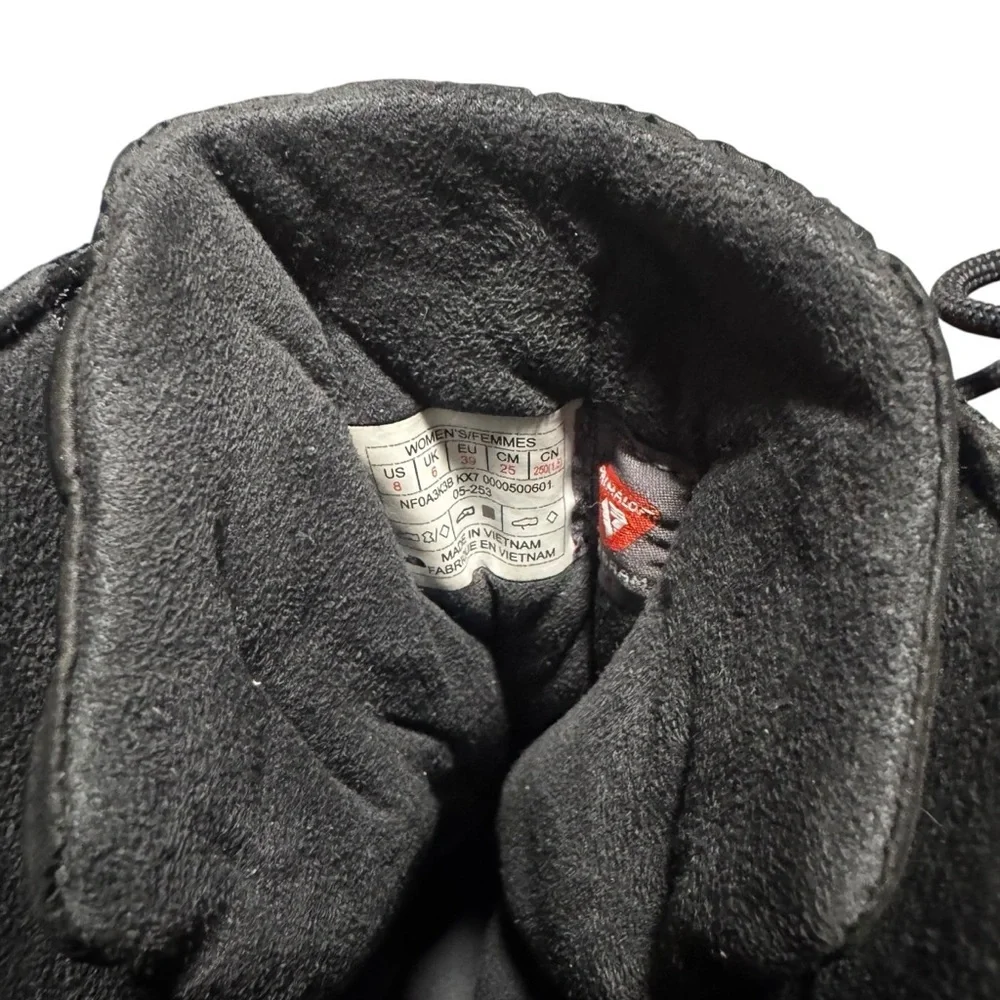The North Face Yukiona Mid Boots Women's Winter Snow Boots Black TNF Size 8 NWT